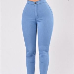 Super High Waisted Skinny Jeans